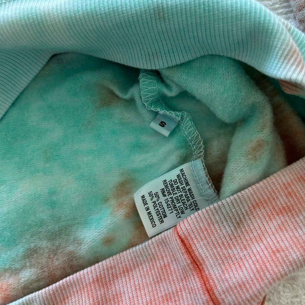 *RECYCLED KARMA Essentials Fall Tie Dye Sweatshirt Small NWOT RK-24 - Picture 8 of 10